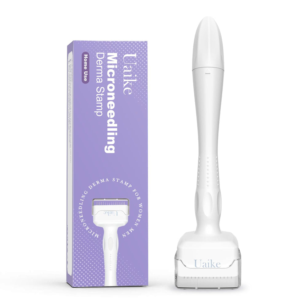 Uaike Derma Stamp: vue sur cheveux et une utilisation facile à domicile.