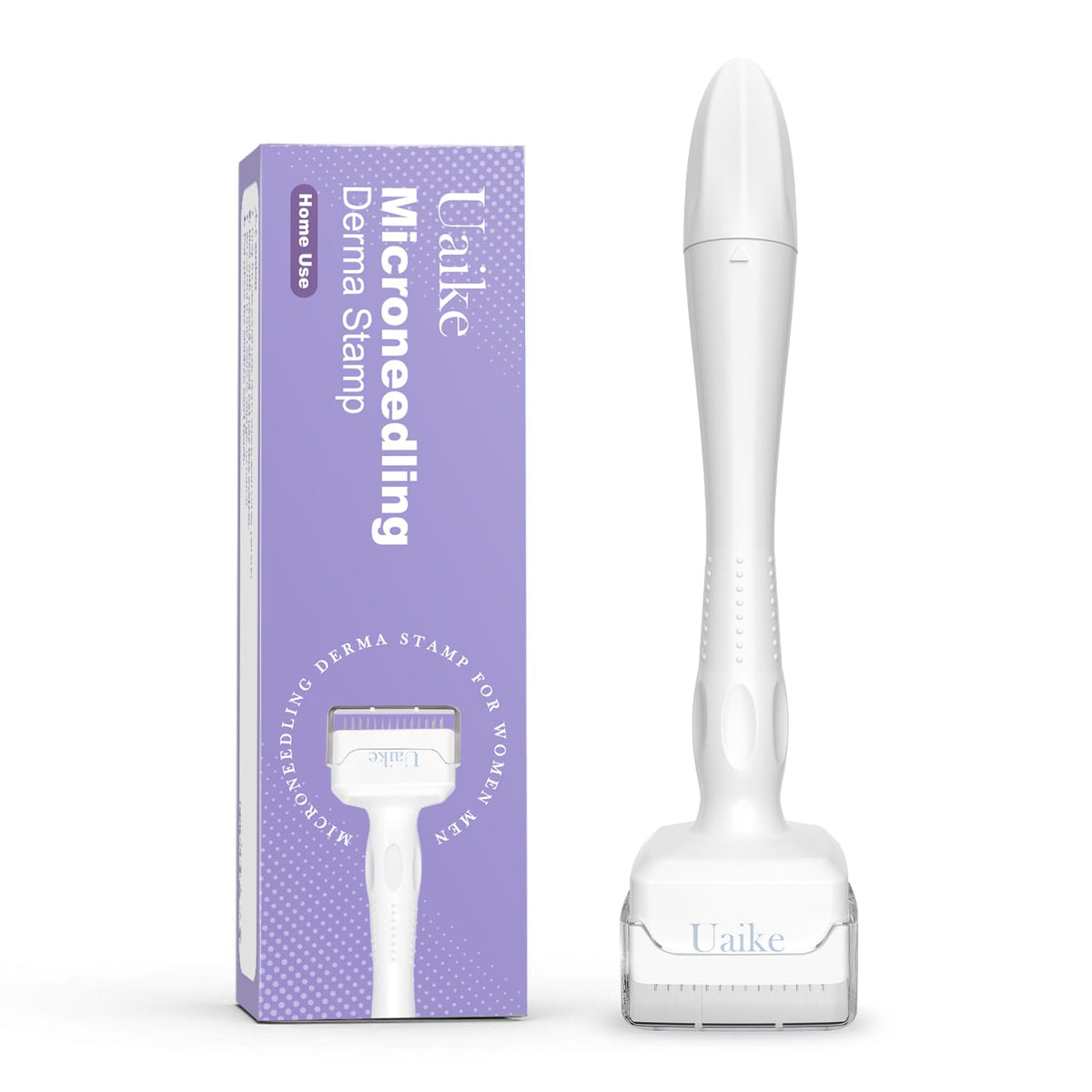 Uaike Derma Stamp: vue sur cheveux et une utilisation facile à domicile.