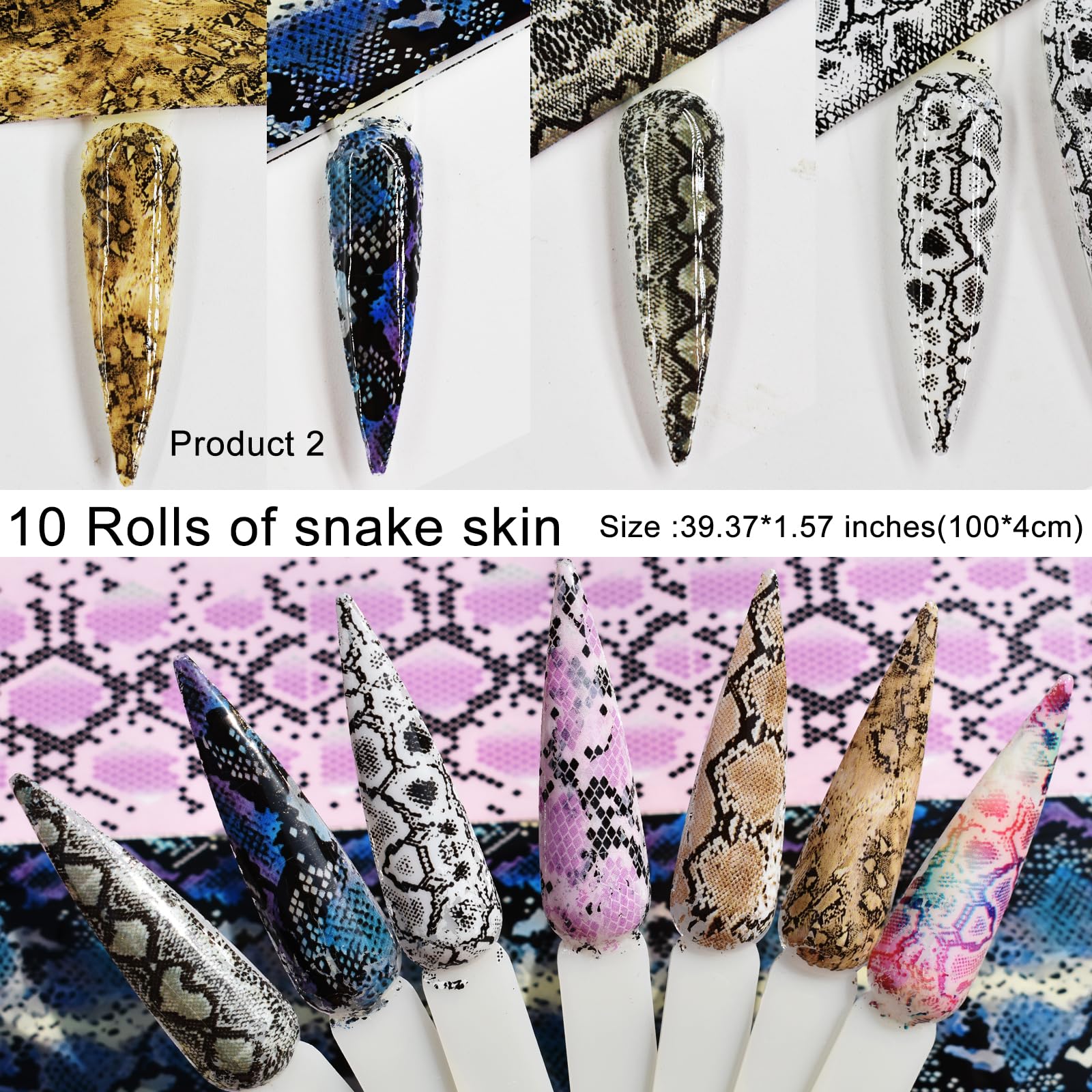 UARUOGP feuille transfert ongles fleurs-imprime pour designs floraux éclatants.