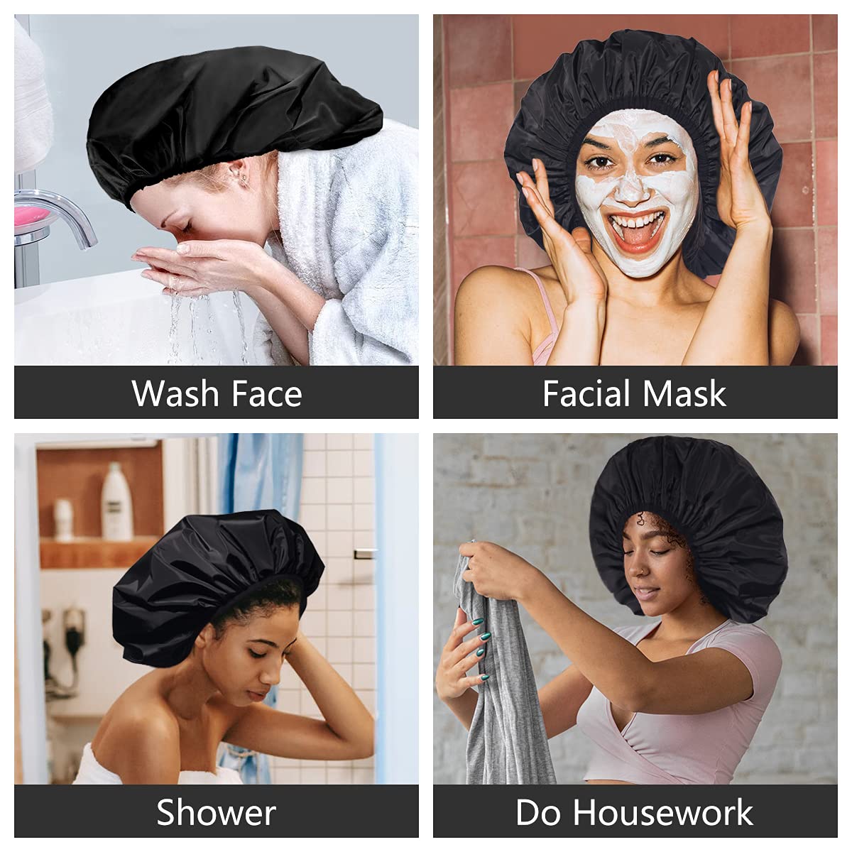 Confort cheveux longs: satin intérieur minimise les frottements et l'électricité.
