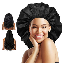 Capuchon Auban extralarge impermeable extérieur protège les cheveux au sec.