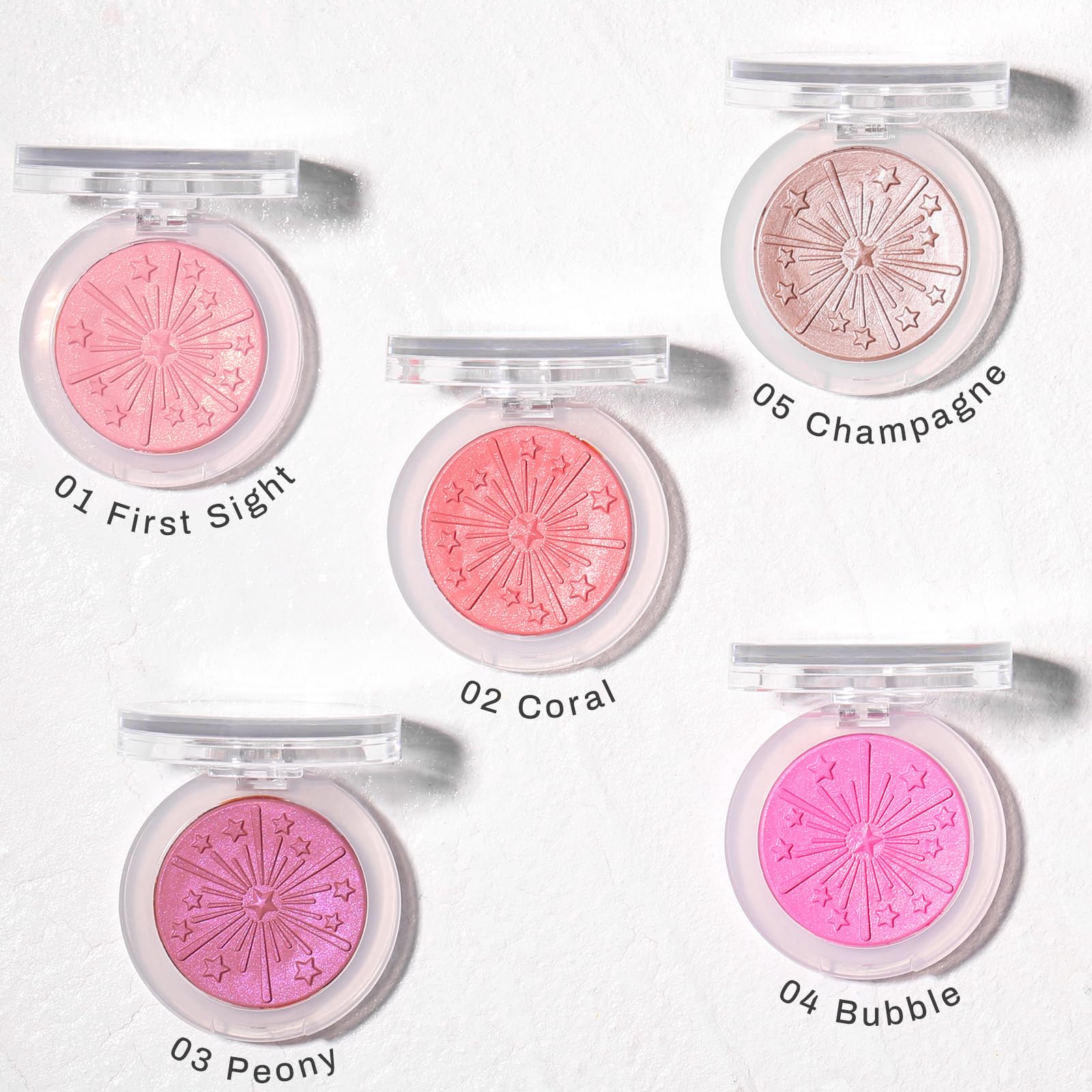 Joues avec brillance naturelle grâce au UCANBE Baked Blush 02 Coral
