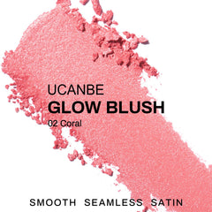 Échantillon sur peau montrant le rendu corail rosé du UCANBE 02 Coral