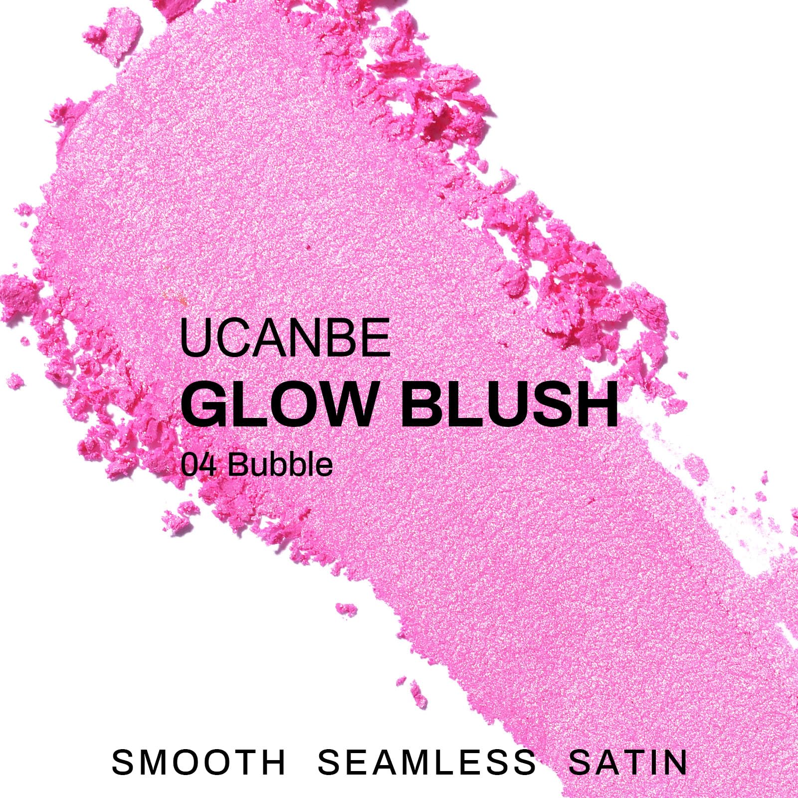 UCANBE Blush 04 Bubble aperçu palette pour une application fluide