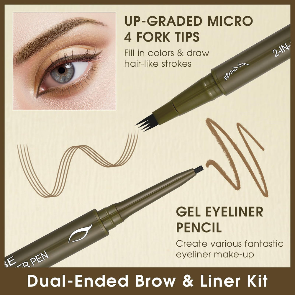 UCANBE brosse-goupillon sourcils pour lisser et répartir.