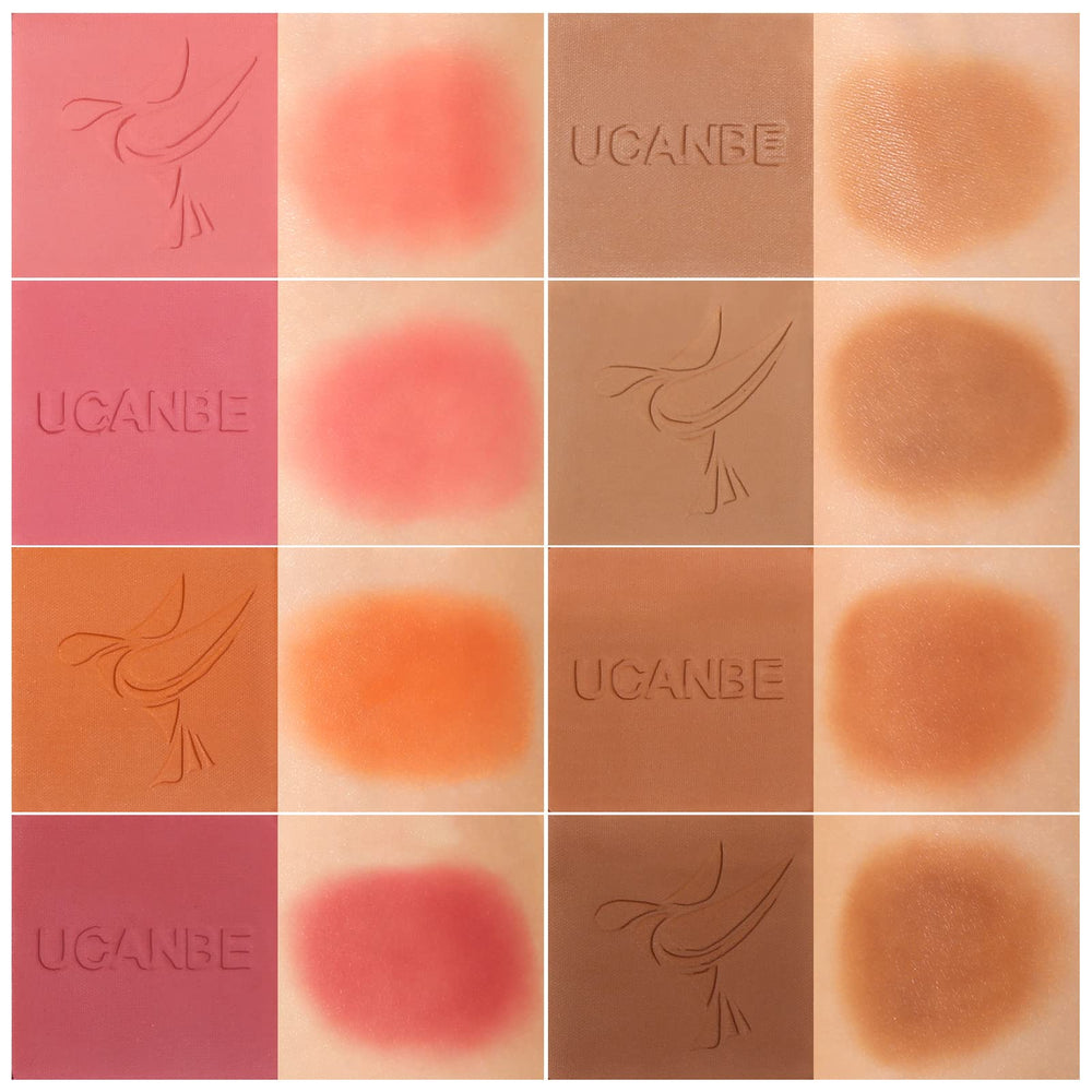 UCANBE coffret blush pratique et portable, idéal comme cadeau féminin.