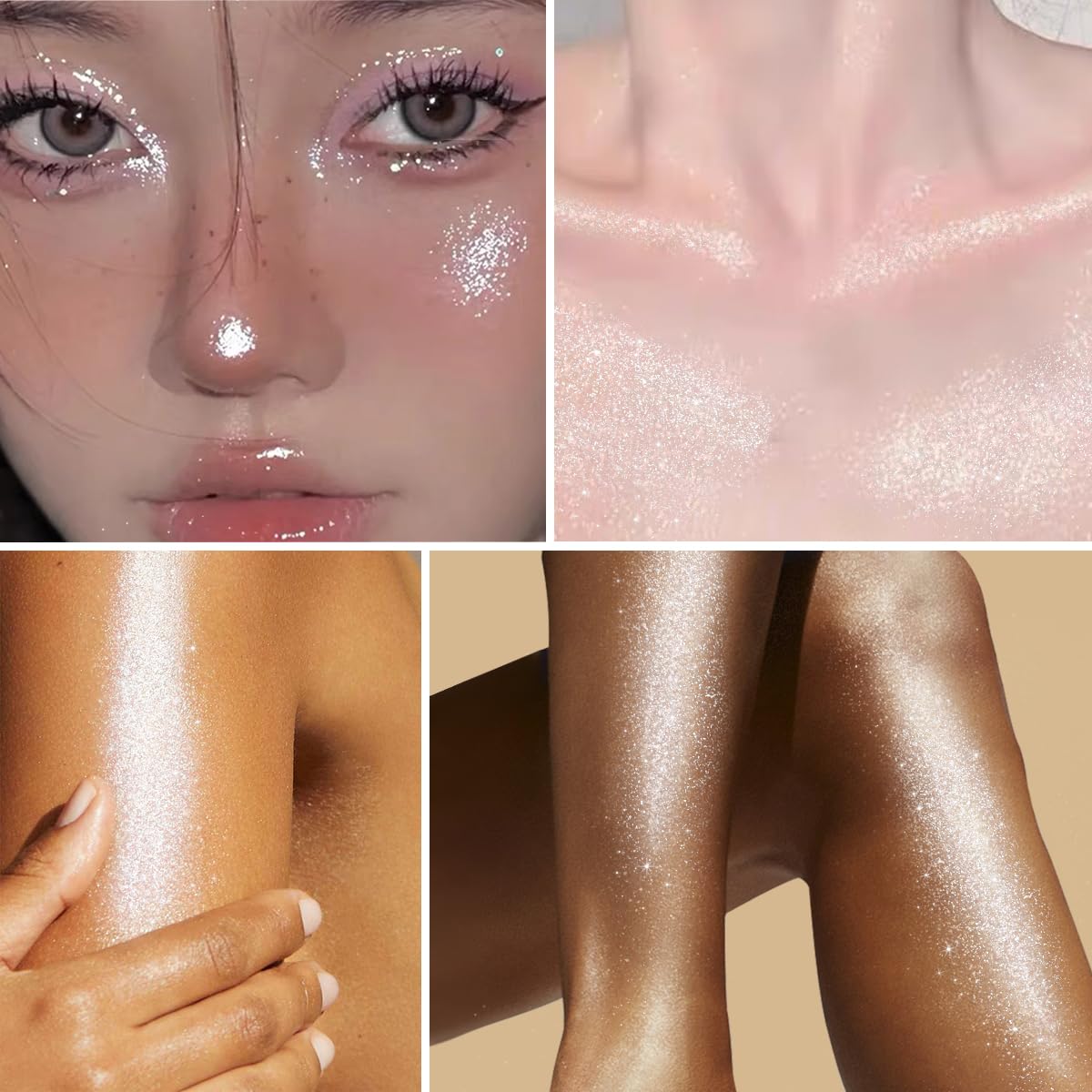 UCANBE emballage élégant et flacon lumineux, miroir idéal pour le rituel beauté.