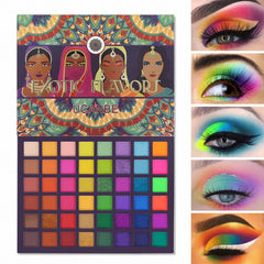 Palette UCANBE Exotic Flavors, yeux néon, pour des regards audacieux et lumineux