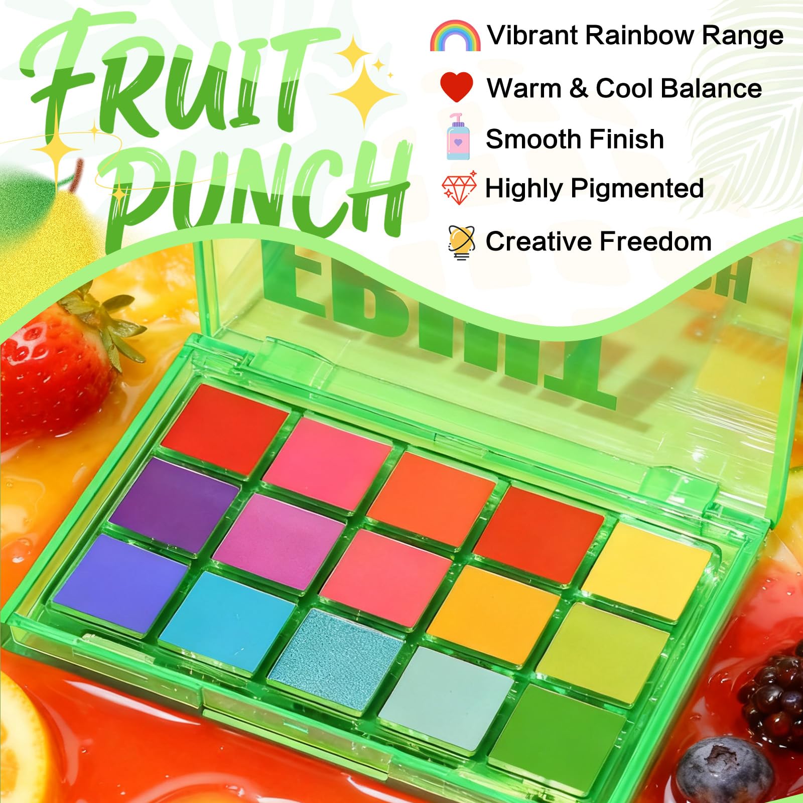 Nuances chaudes et froides de UCANBE Fruit Punch pour transitions faciles.