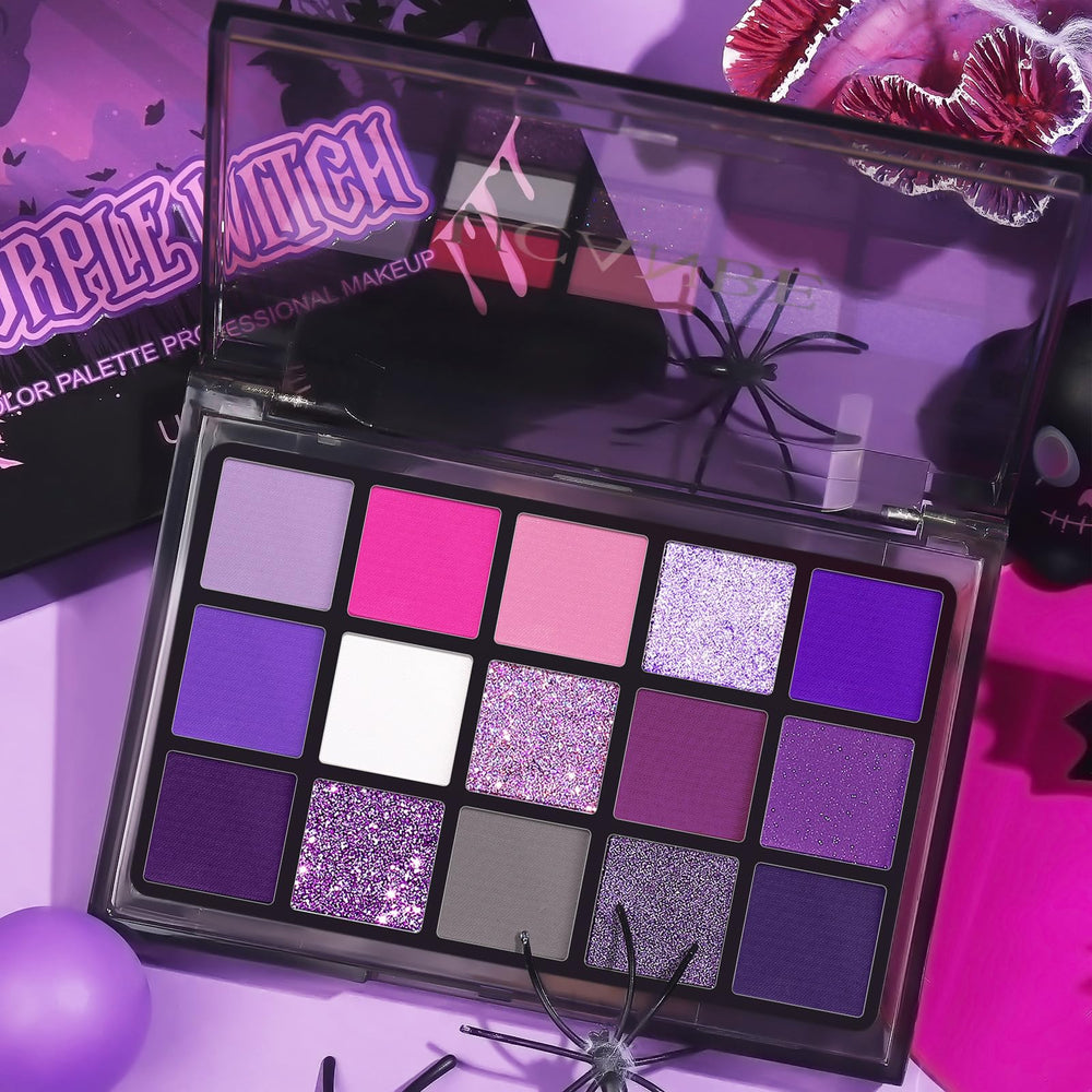 Idée maquillage costume Ursula grâce à cette palette colorée.