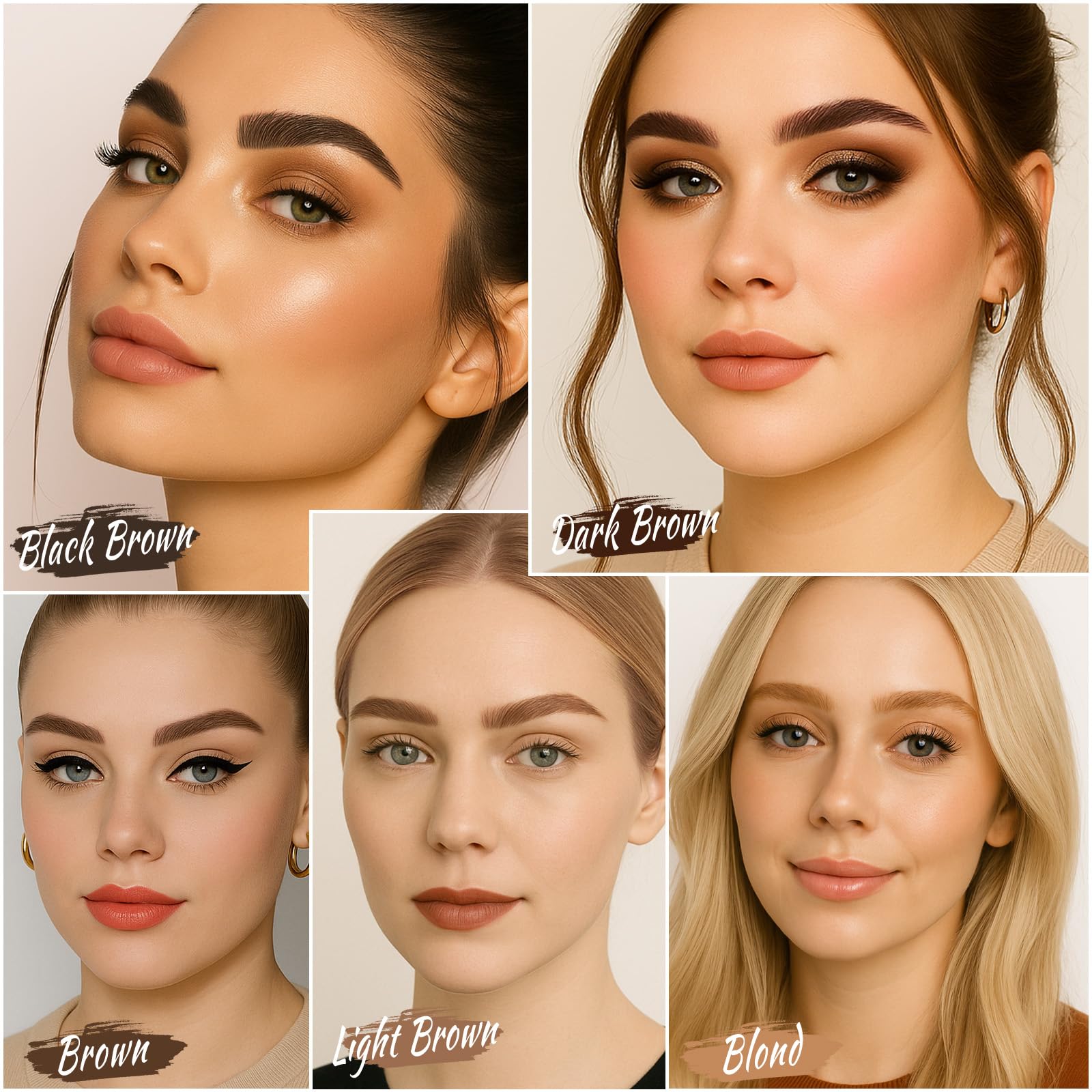 UCANBE kit sourcils pratique pour débutants et pressés.