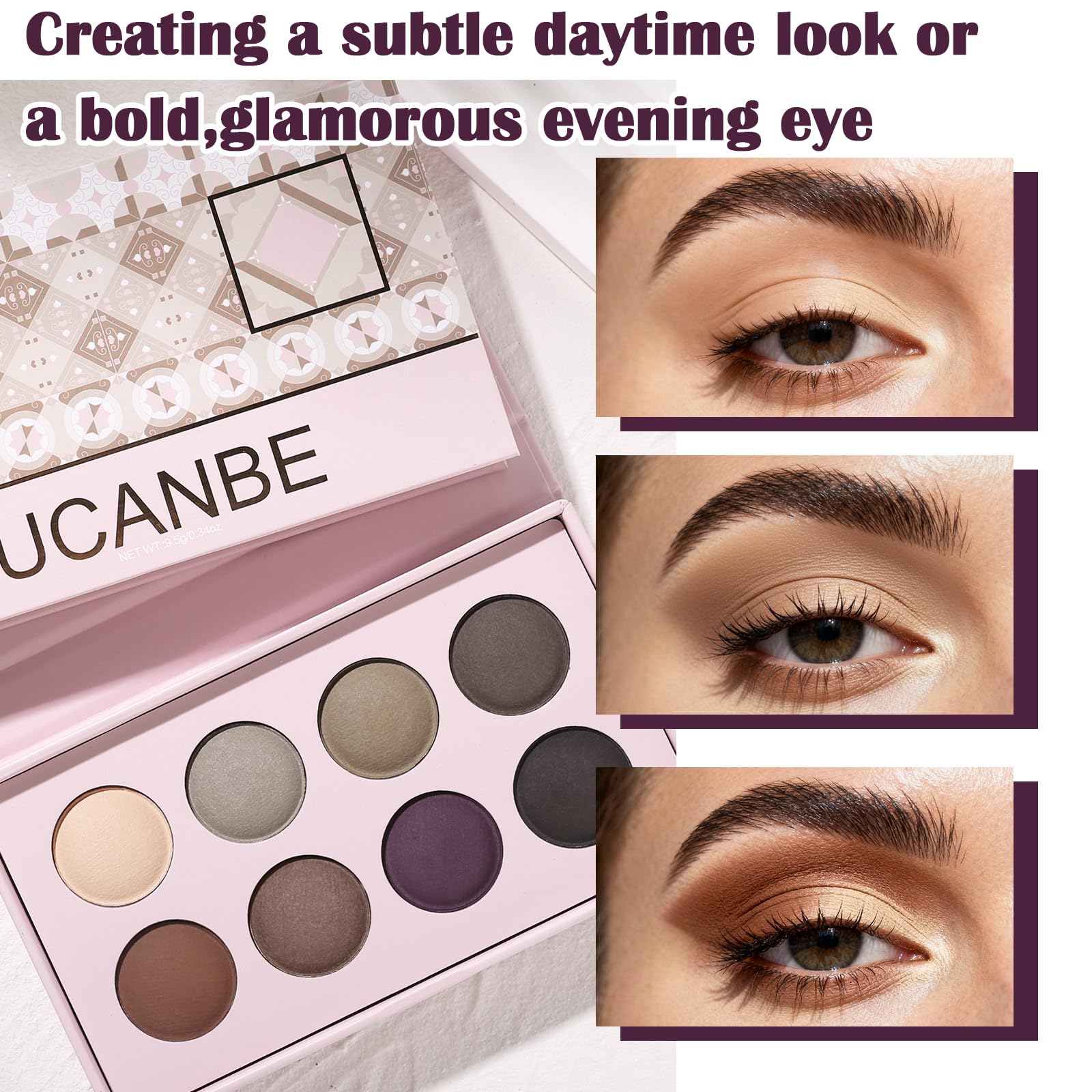 UCANBE look dramatique avec teintes profondes pour une définition marquée.