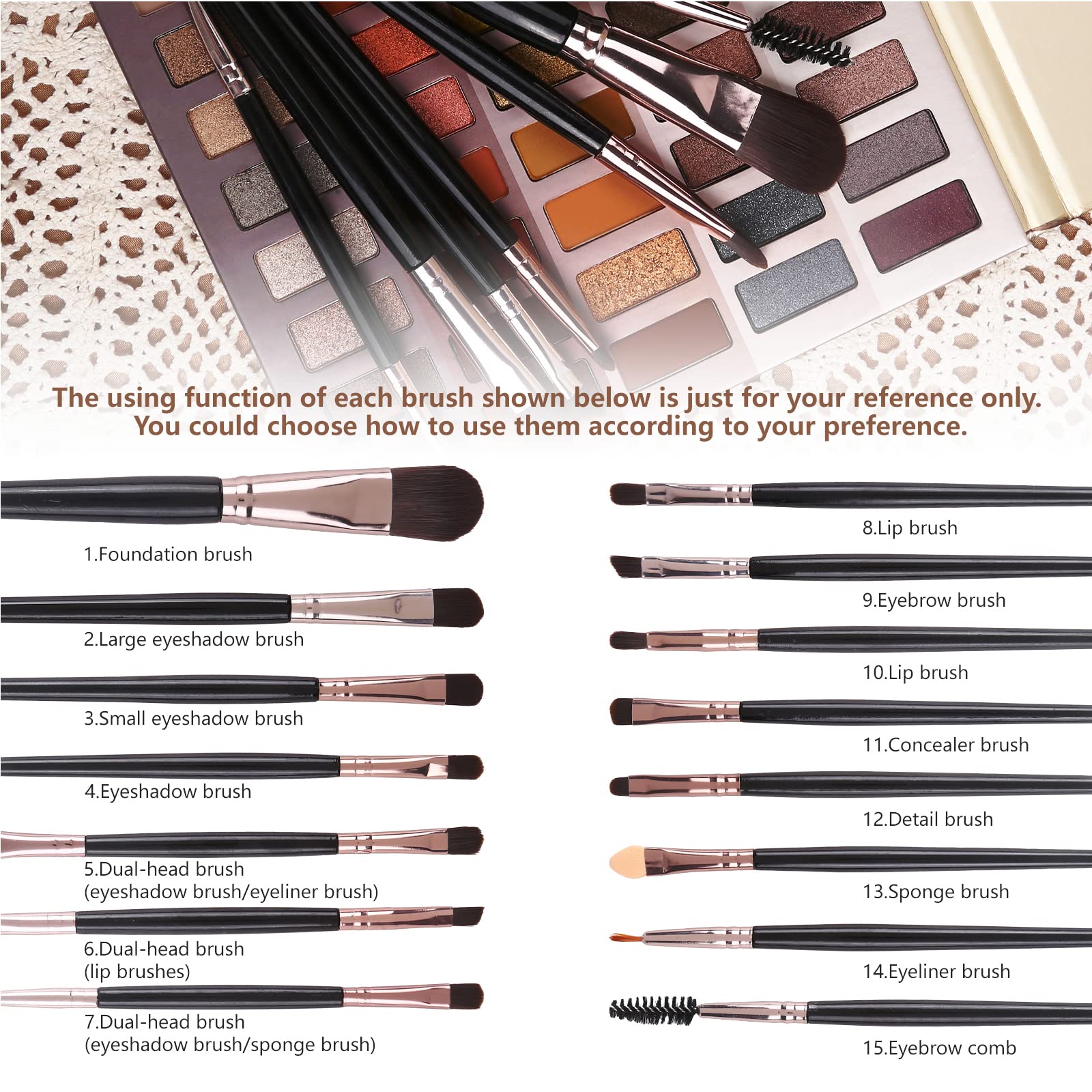 Palette pour regards fumé et nude, idéale pour occasions variées