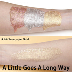 UCANBE luminiseur holographique Champagne Gold pour peau radieuse