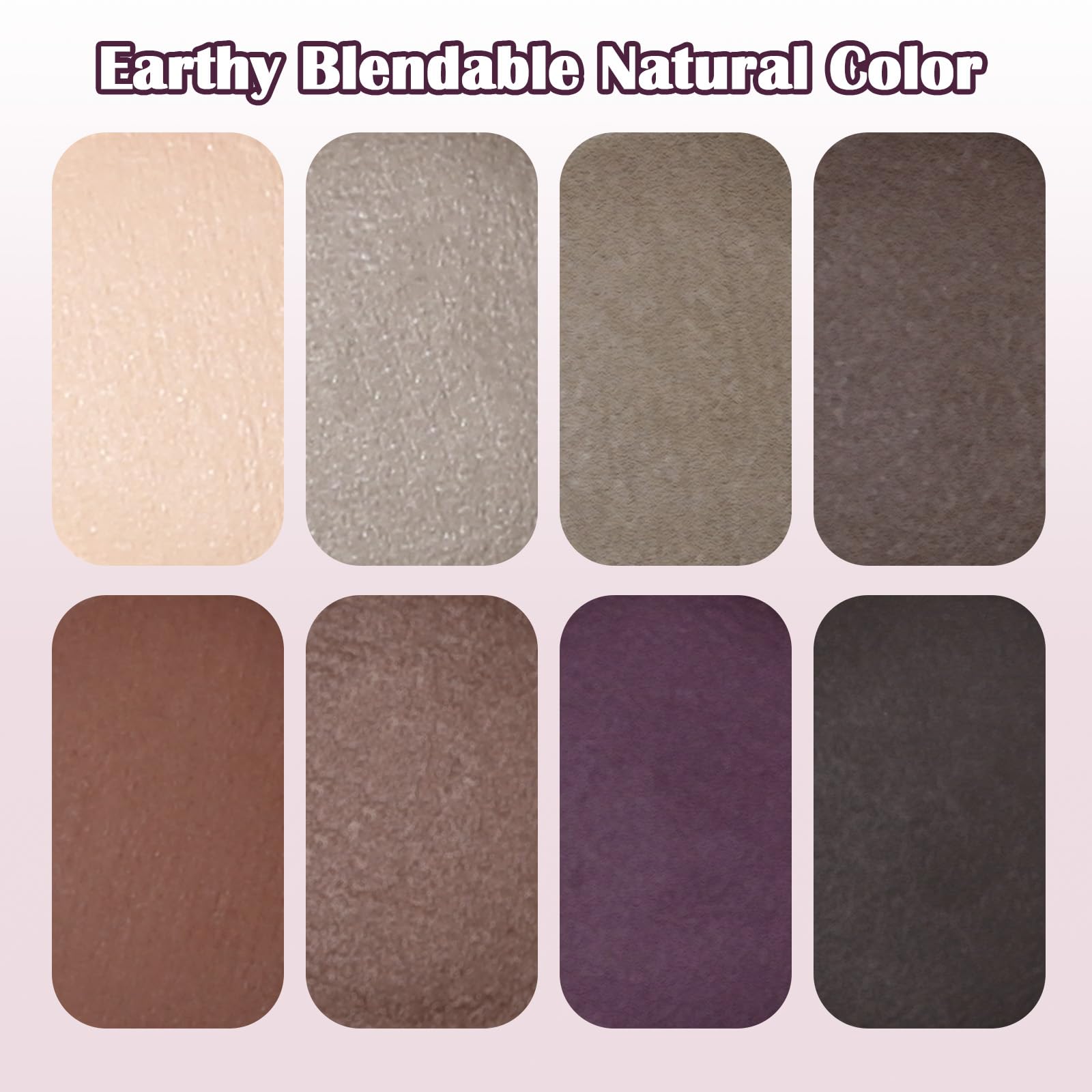 UCANBE look quotidien neutre et matte, estompe facile pour un maquillage rapide.
