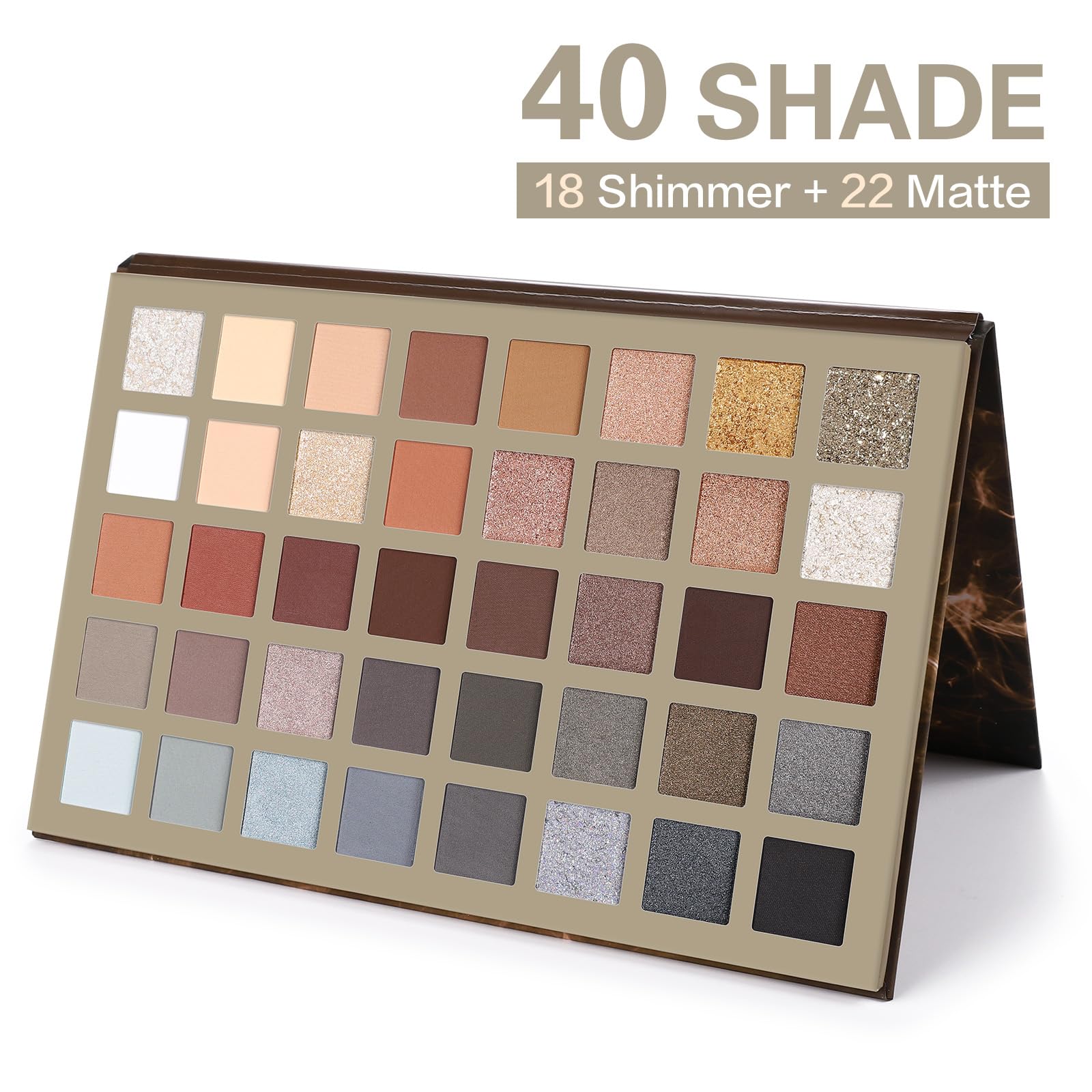 UCANBE Ombres matte et brillants: longue tenue simplifiée pour le regard