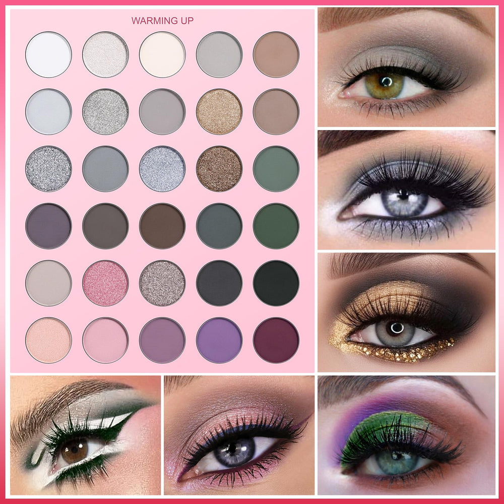 Ombres pigmentées neutres et vivantes pour des maquillages variés