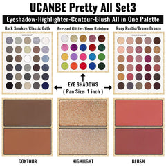 Ombres UCANBE yeux matte et satinees, pour des looks variés