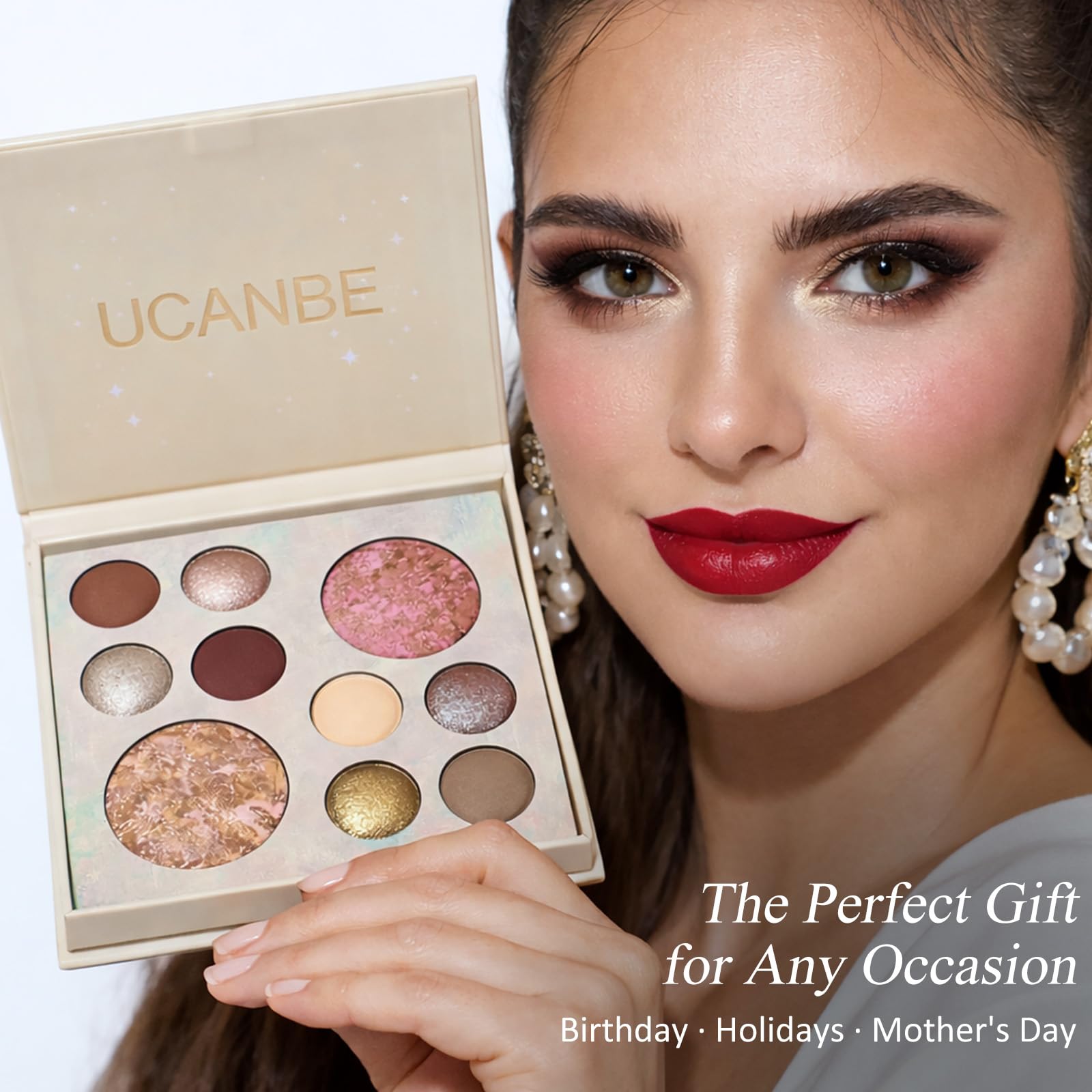 UCANBE palette tout-en-un cuite – Longue tenue: couleur qui tient toute la journée.