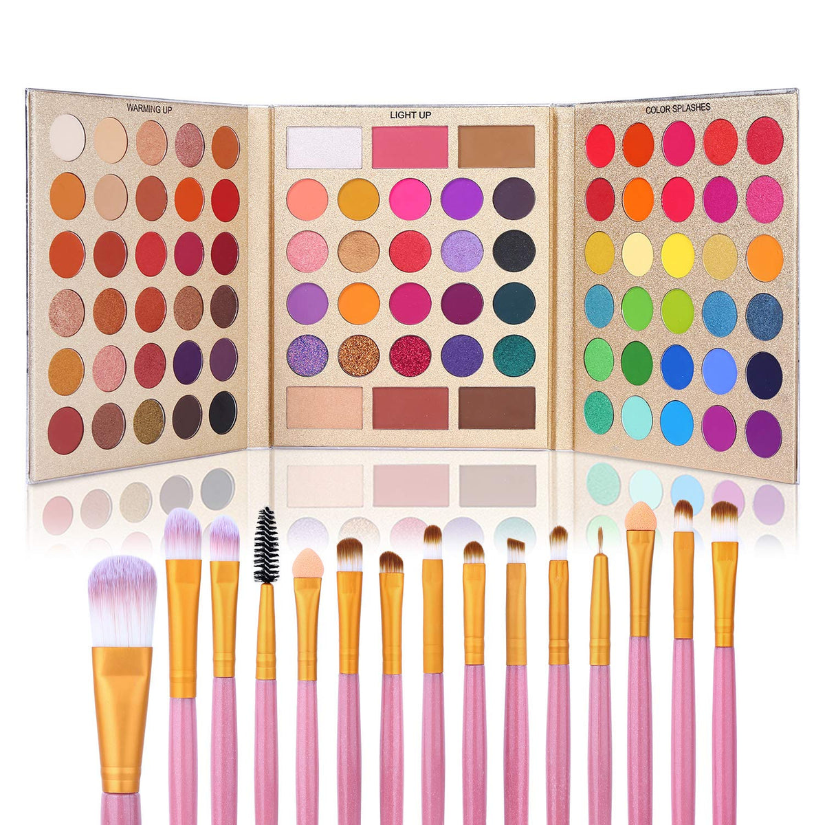 Palette UCANBE yeux 86 couleurs pour tous les looks et tenues.