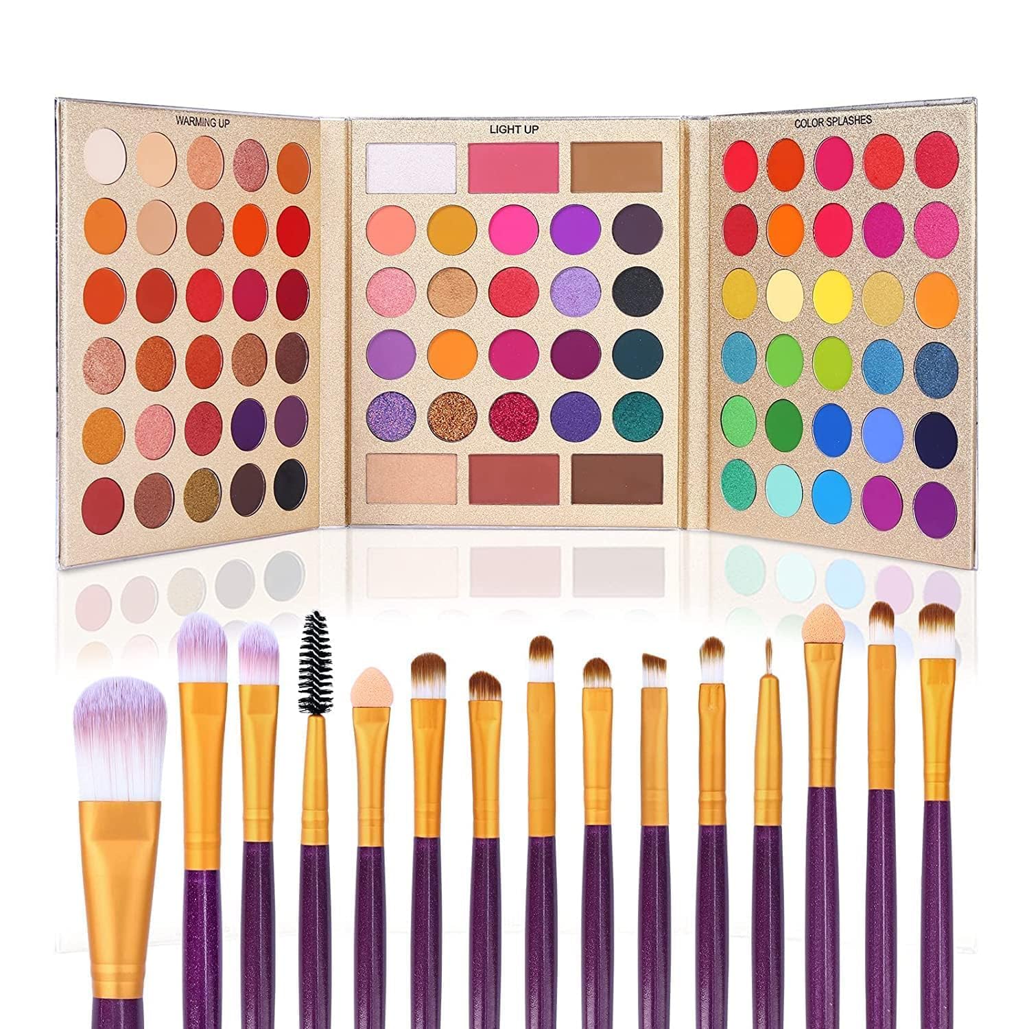Palette UCANBE: 86 teintes pour des looks variés et riches.