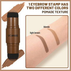UCANBE pomade-sourcils-bicolore, teintes riches pour matcher tous les teints et styles.