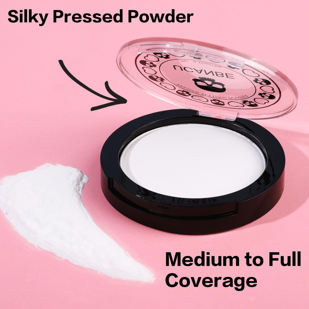 UCANBE poudre blanche anti-brillance absorbe l’excès de sébum.