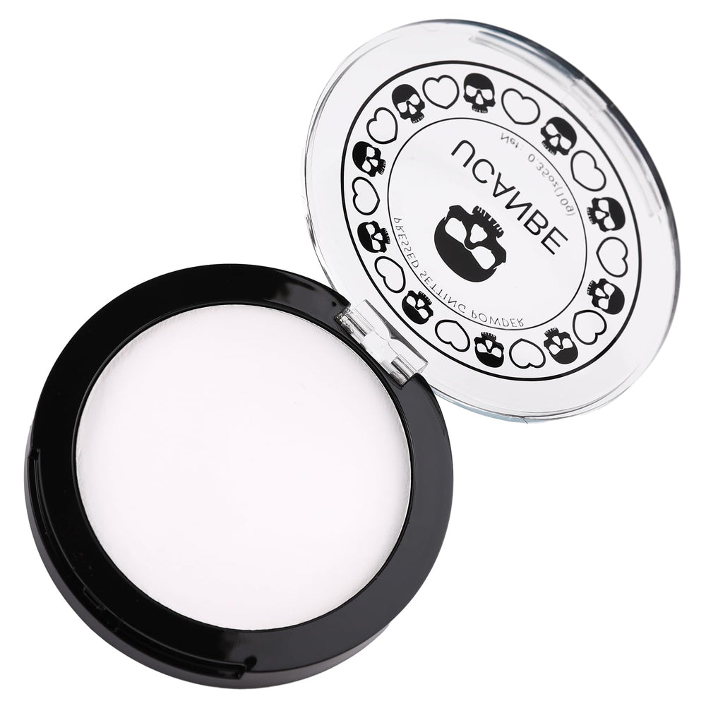 UCANBE poudre blanche portable, idéale pour retouches en déplacement.