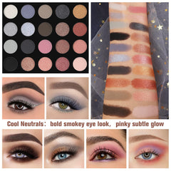 UCANBE Pretty All Set: nuaces-ombres-yeux sur peau avec rendu pigmenté