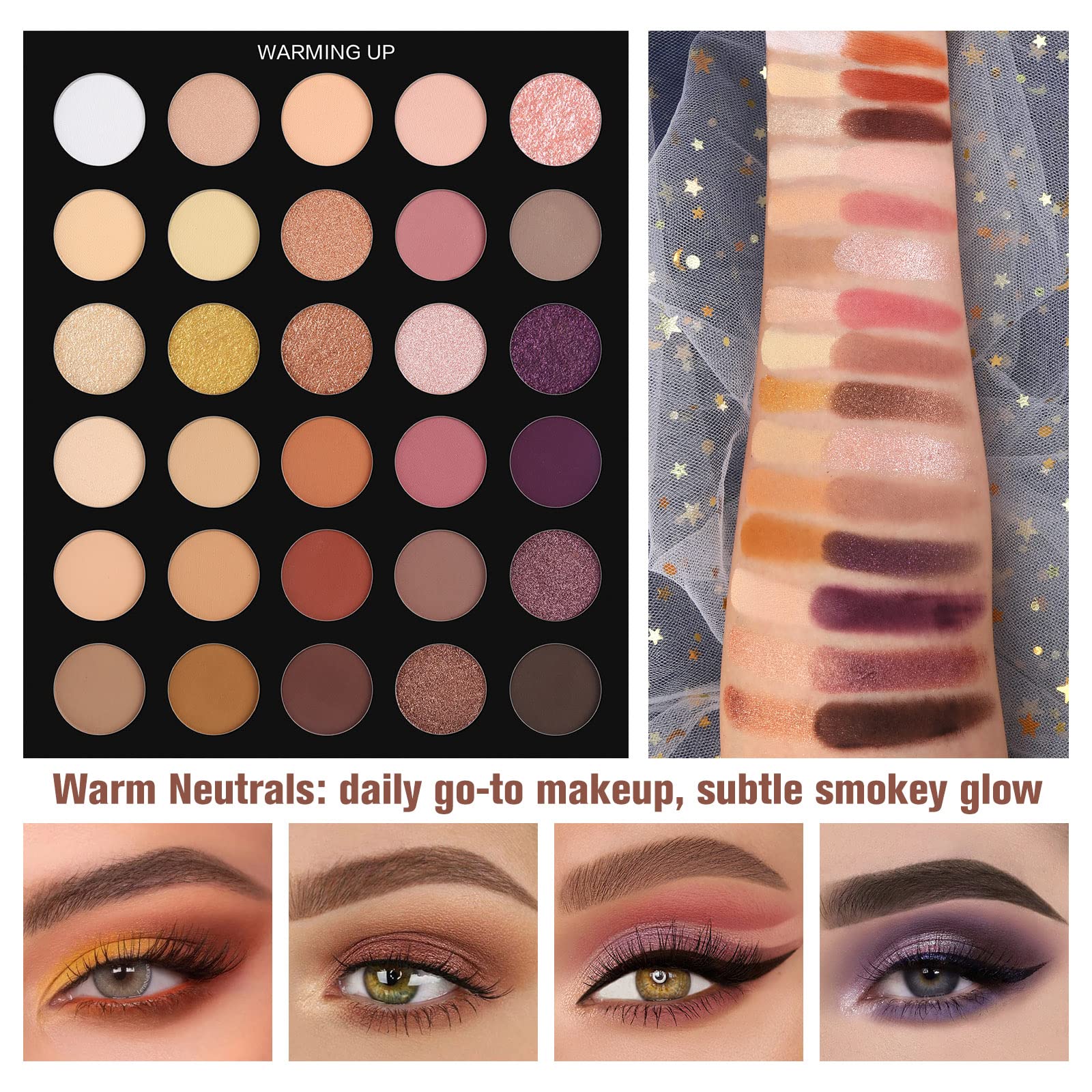 UCANBE Pretty All Set: palette yeux 86 couleurs pour divers looks