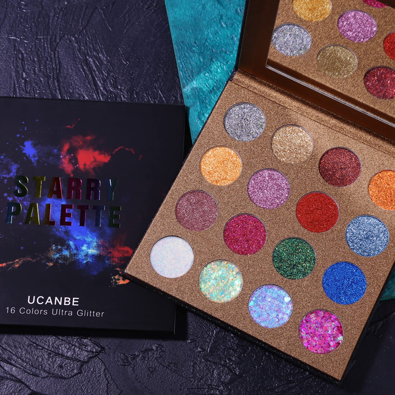 UCANBE Pro Palette Longue Tenue Brillance, tenue longue et effet miroir