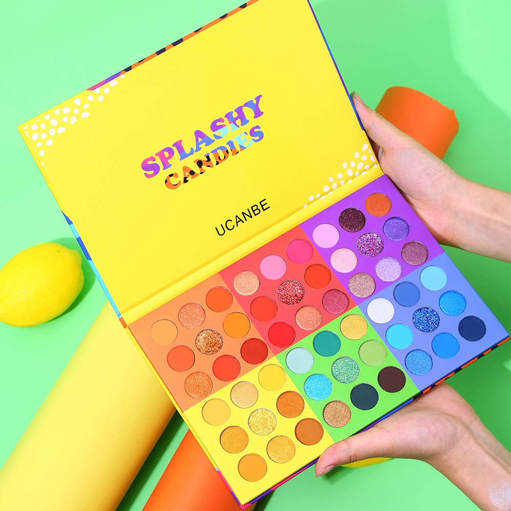 UCANBE Splashy Candies Yeux Irisés 21 Teintes apportent des reflets nacrés et douceur.