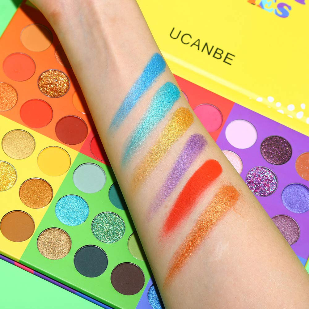 UCANBE Splashy Candies Yeux Longue Tenue peut durer toute la journée selon l’usage.