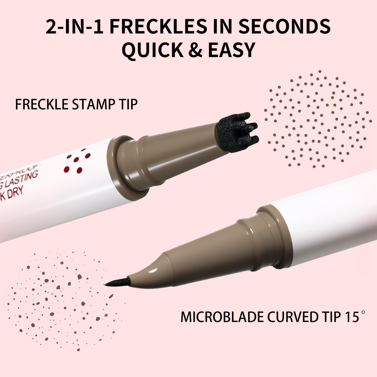 UCANBE tampon taches rousses, amas rapides pour un effet naturel.