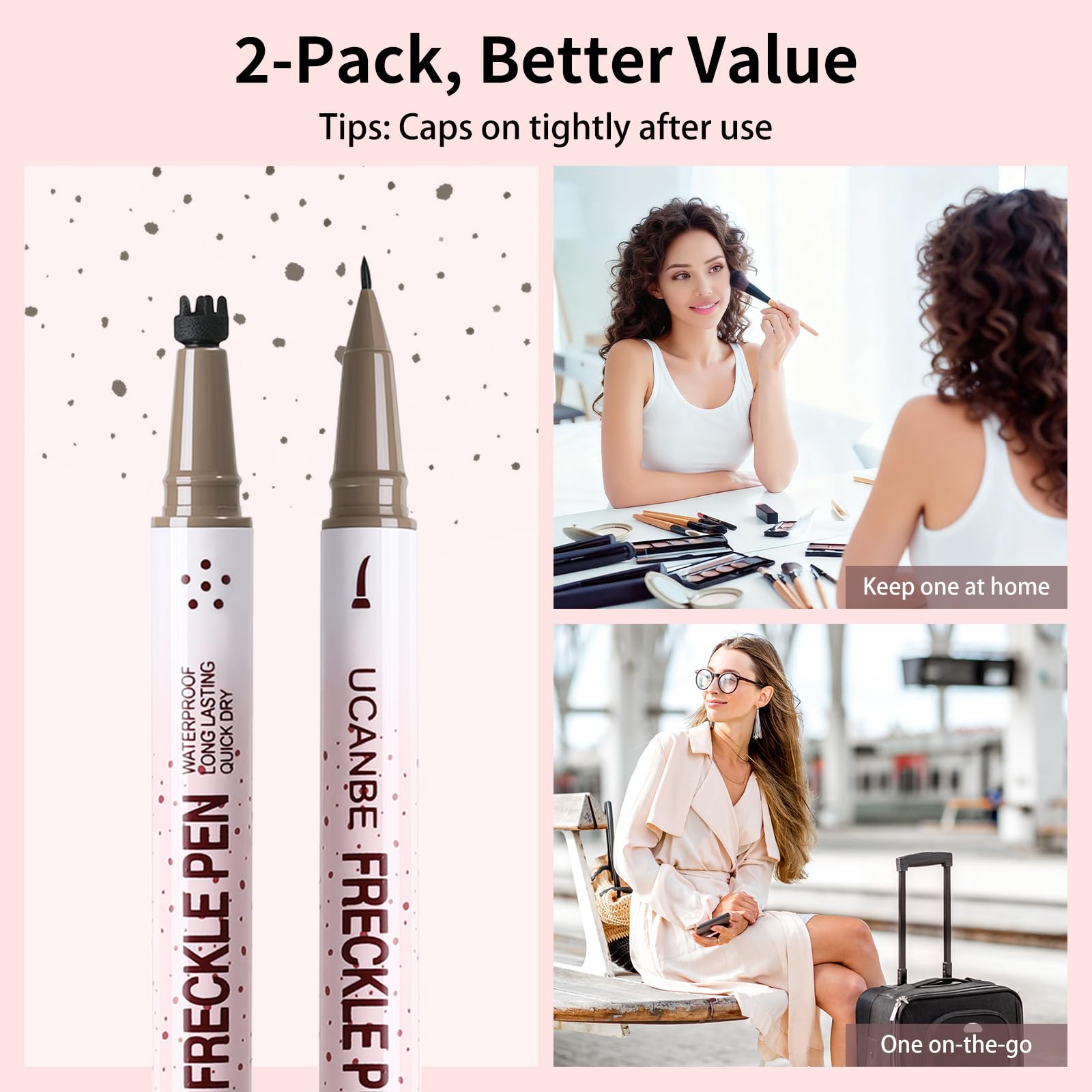 UCANBE trousse beauté compacte, pratique à emporter dans le sac.