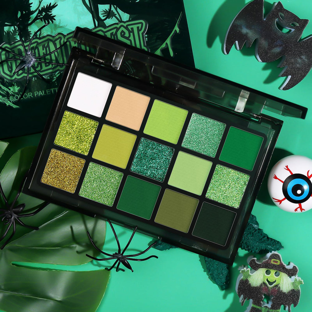 UCANBE Vert Foret: palette polyvalente convenant à tous les tons de peau.