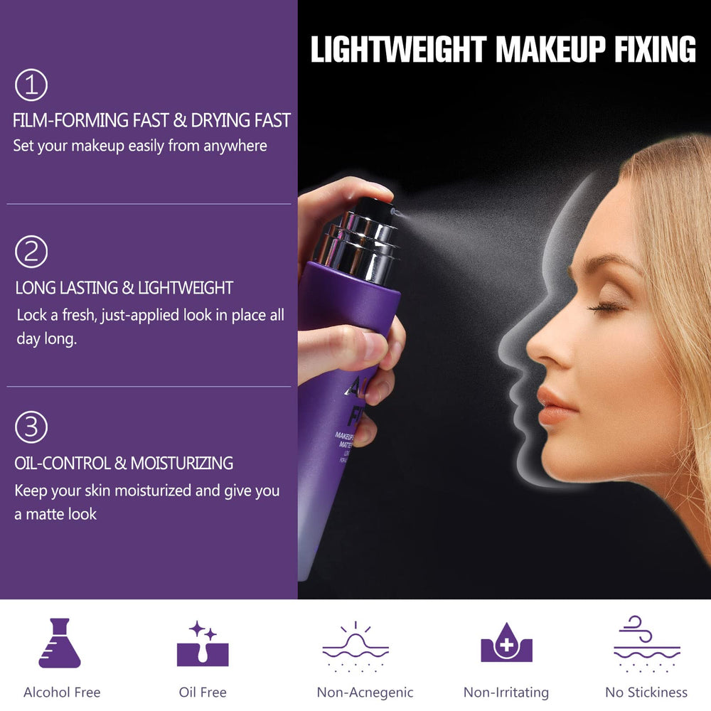 Brume nano-atomisée UCANBEMAKEUP pour une application ultra fine.