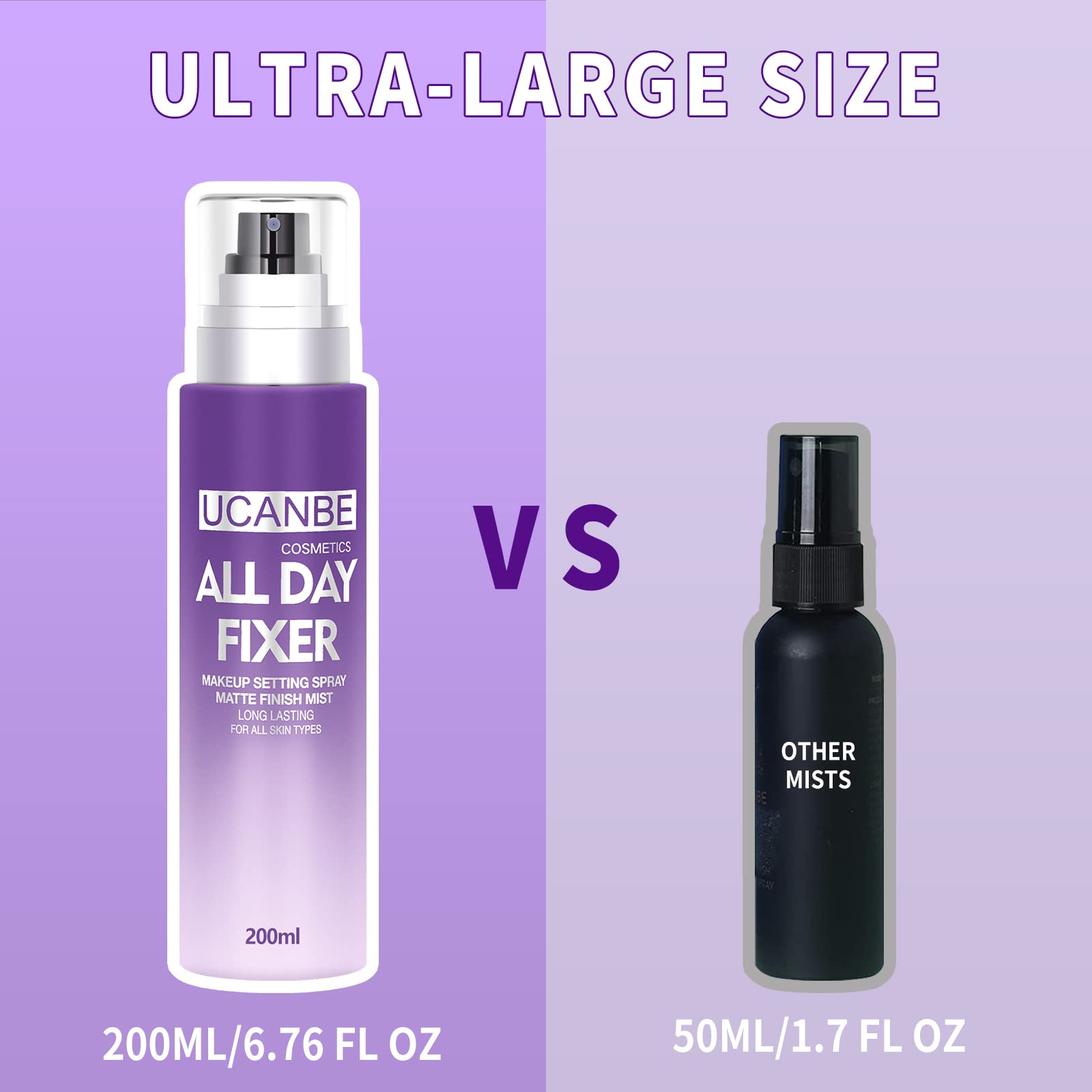 Formule sans alcool et sans huile UCANBEMAKEUP adaptée à tous les peaux.
