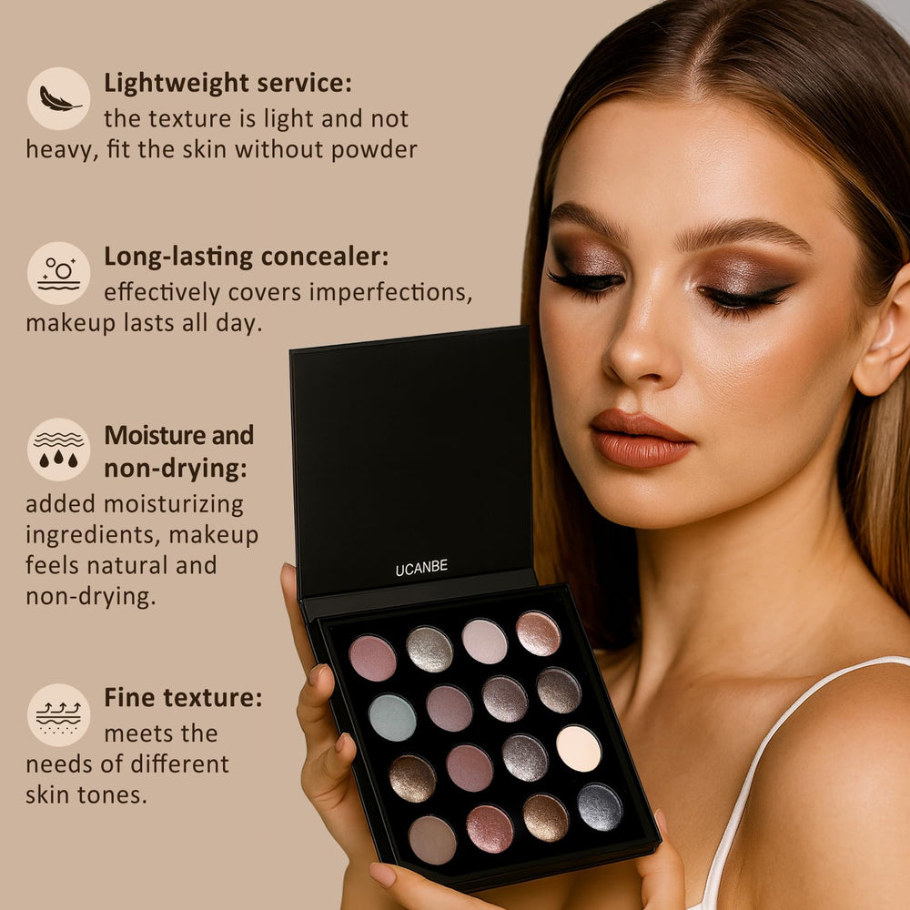 Textures cuitees UCANBEMAKEUP donnent une application douce et homogène