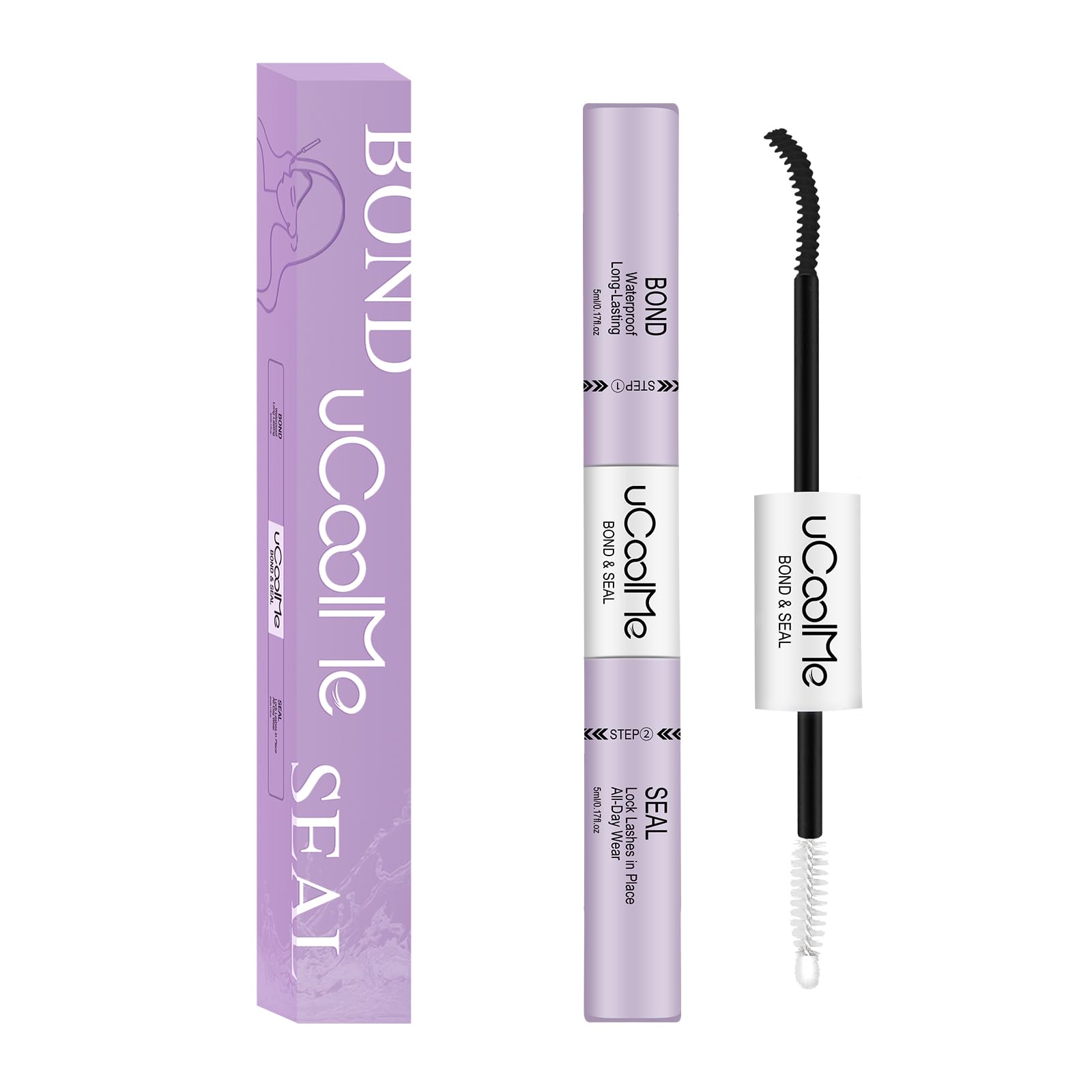 UCOOLME adhésif-cils flacon noir 10ml, tenue durable et sans irritation.