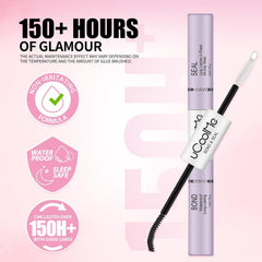 UCOOLME adhésif-cils tenue longue pour cils impeccables toute la journée.