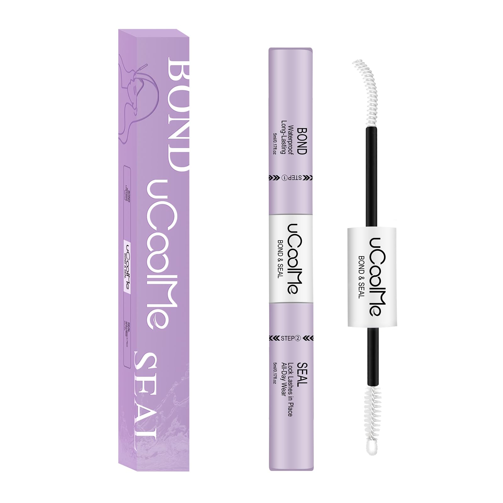 UCOOLME Lash Bond-bouteille montrant une adhérence longue durée pour des cils impeccables