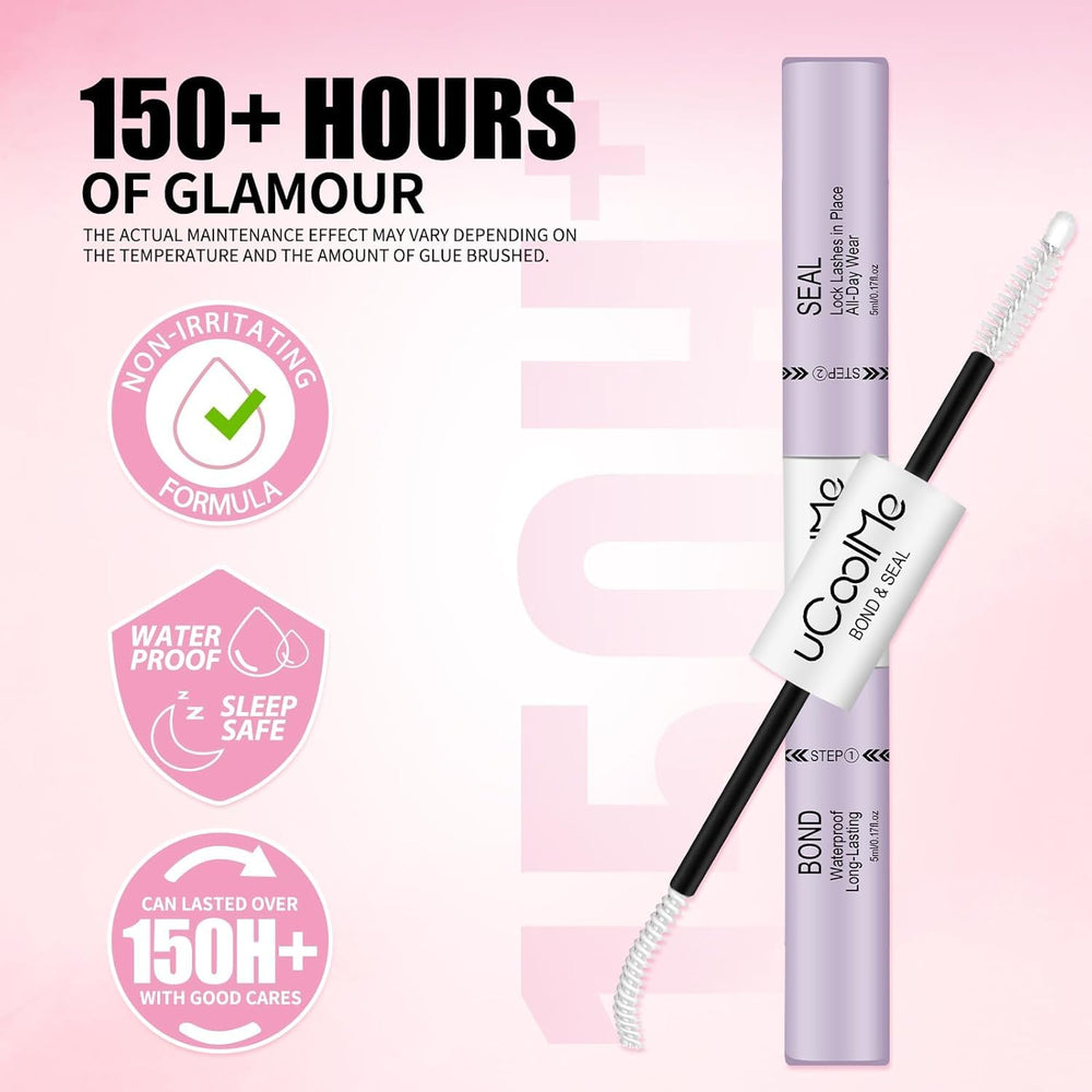 UCOOLME Lash Bond-hypoallergénique : formule douce adaptée aux yeux sensibles