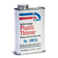 UCS auto body plastic thinner honey bottle pour improves spreadability and flexibility