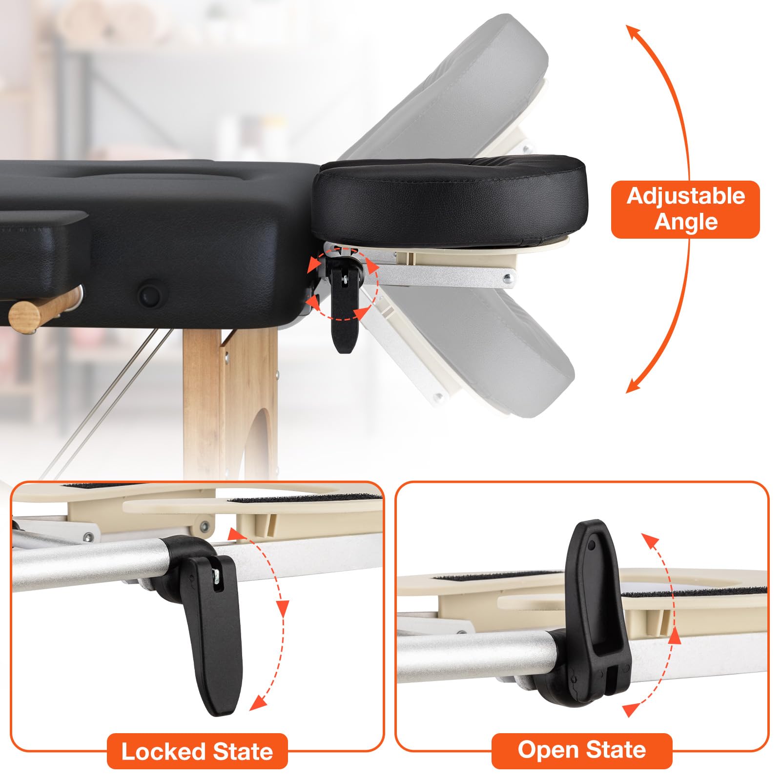 Udefineit Face Cradle – soutien stable pour une position du visage fiable.