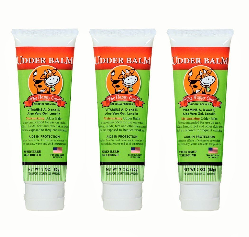 Udder Balm, pot hydratant, apaise les zones sèches et réhydrate la peau.