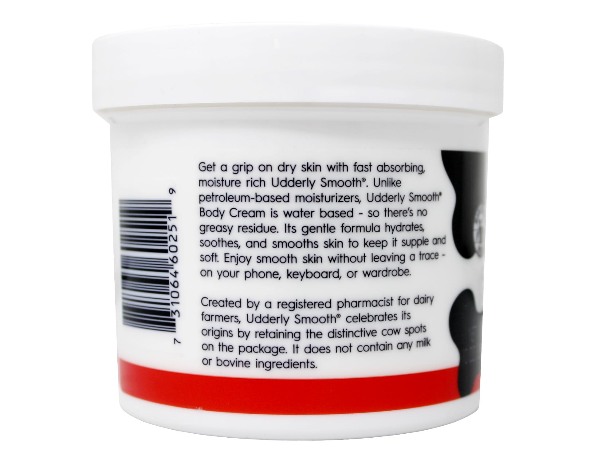 udderly-smooth crème-corps-bouteille-10oz, hydratation longue durée.