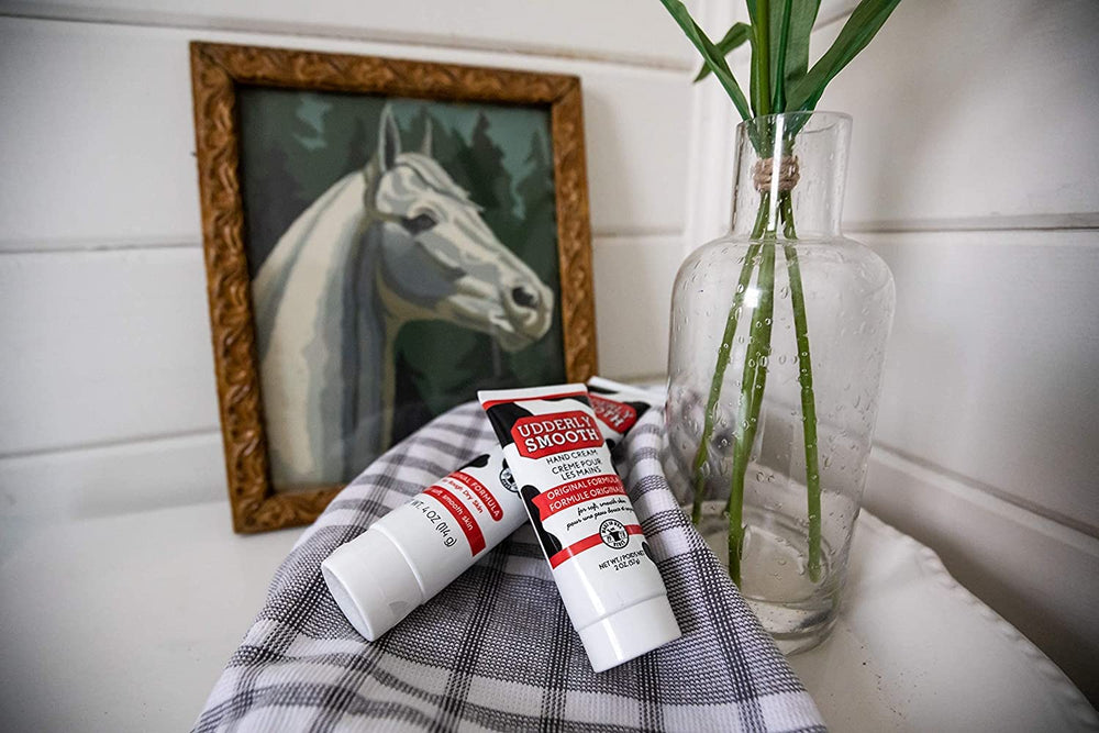 Udderly Smooth Crème Mains hydratation douce après lavage.