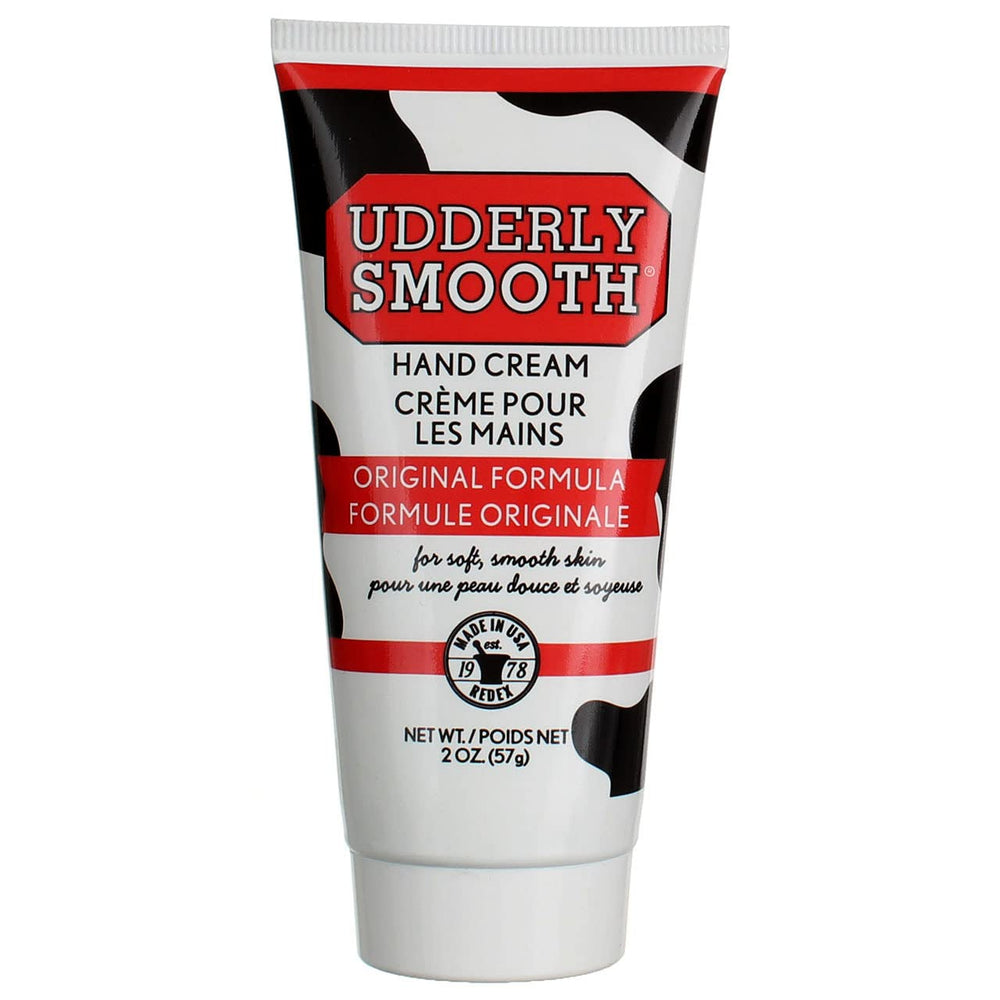 Udderly Smooth crème mains pompe, application précise et sensation légère non grasse.
