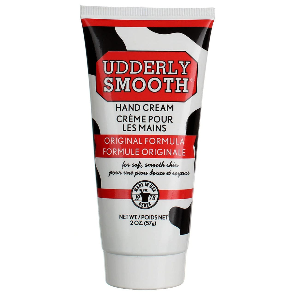 Udderly Smooth crème mains texture légère, idéale pour hydrater au quotidien.